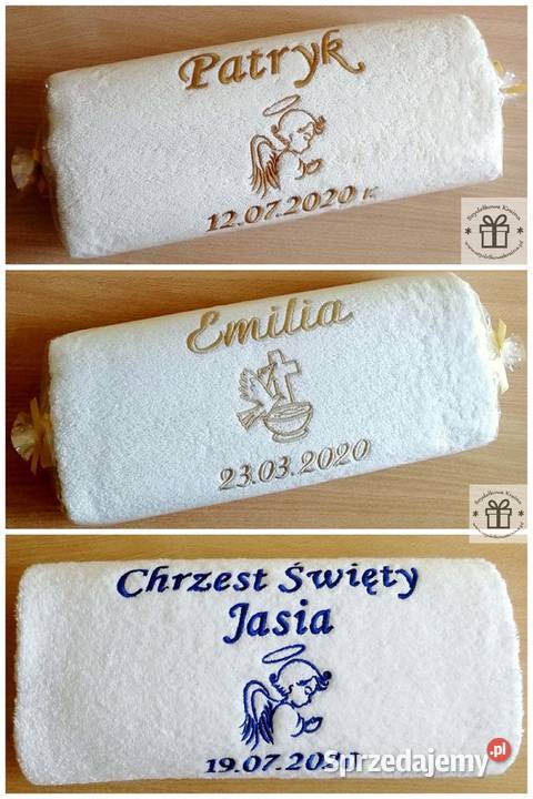 Prezent na CHRZEST Ukrainki Ukraińca ręcznik z Toruń