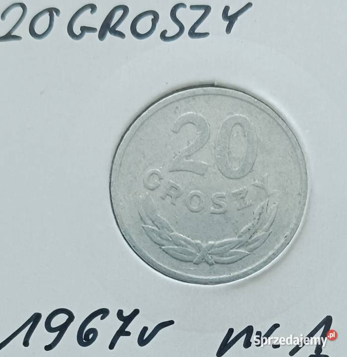 20 Groszy 1967 r 1 Super Konin sprzedam
