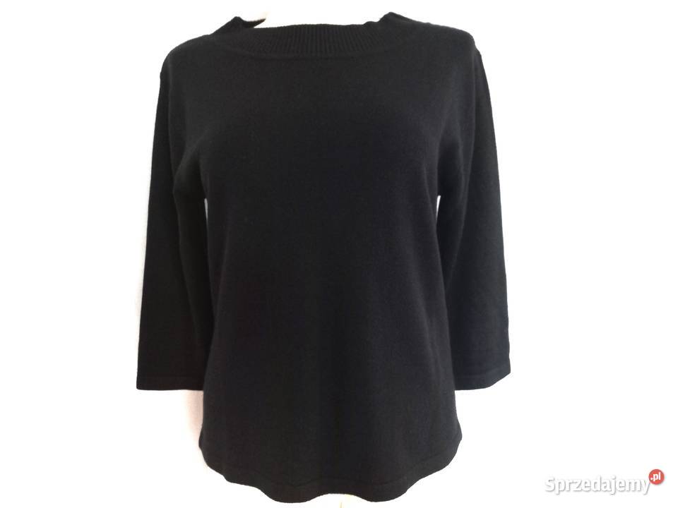 SWETERek czarny Ciepły r 40 rękawy 34 stan Białystok