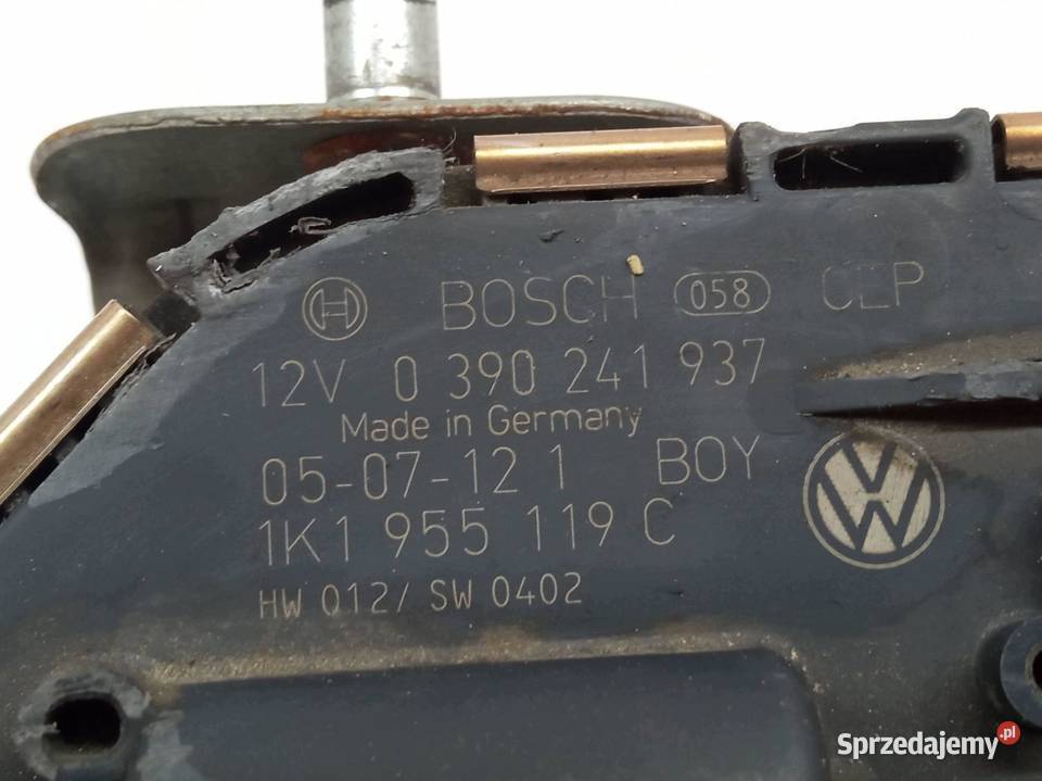 MECHANIZM WYCIERACZEK PRZÓD EU 0390241937 Rok produkcji 2005
