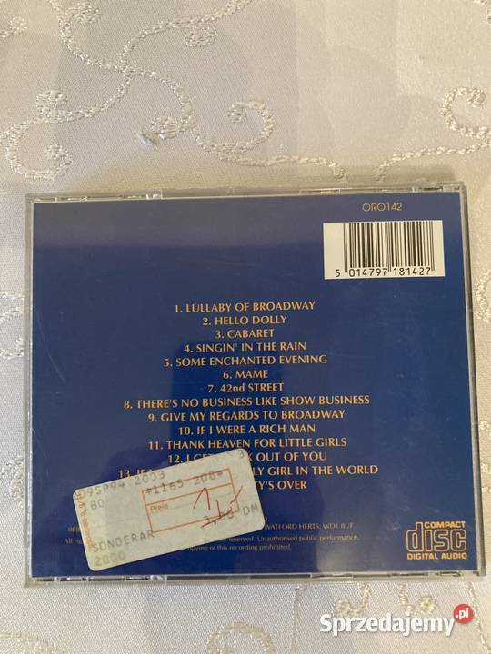 Płyta Cd Album Frankie Vaughan Give My Regards Czerwionka-Leszczyny