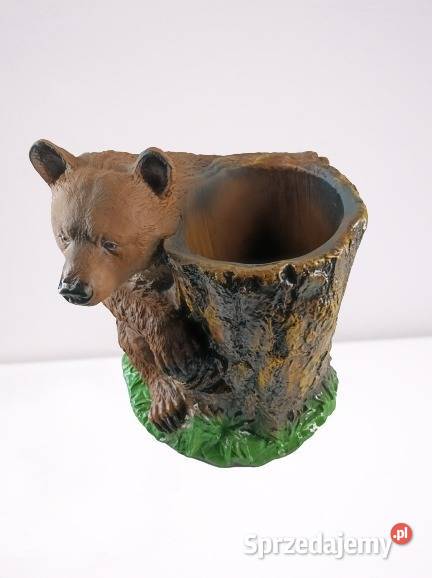 Figura Dekoracja Miś Niedźwiedź Doniczka Opole sprzedam