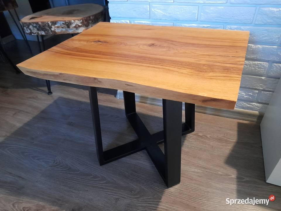 Stolik z plastra drewna duży wybór Dąb akacja Kołobrzeg