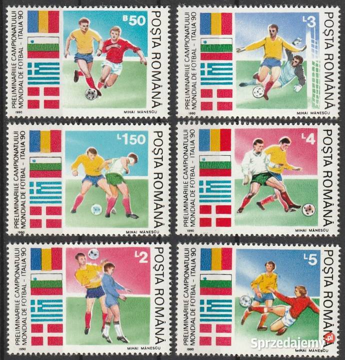 RUMUNIA PIŁKA NOŻNA 1990 CZYSTE Łódź