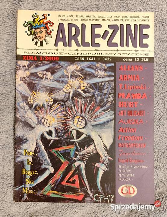 Arlezine 1 2000 Fanzine punk hardcore reggae ska sprzedam