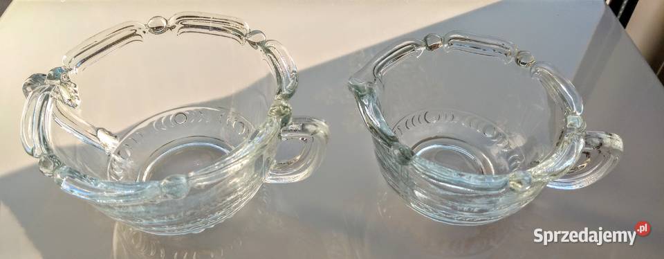 Zestaw mlecznik i cukiernica mazowieckie Radom