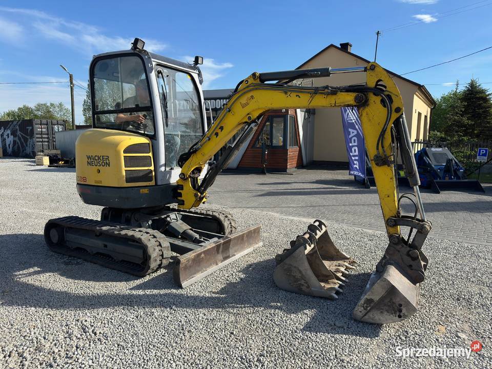 Wacker Neuson EZ28 Mini koparka 3 łyżki 2014 VDS łódzkie Złoczew sprzedam