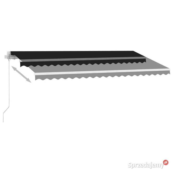 Ręcznie zwijana markiza z LED 400 x 350 mazowieckie Warszawa