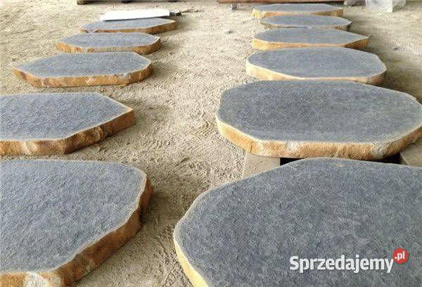 CZARNE STEPY BAZALTOWE Owalne Płyty Deptakowe mazowieckie Warszawa sprzedam