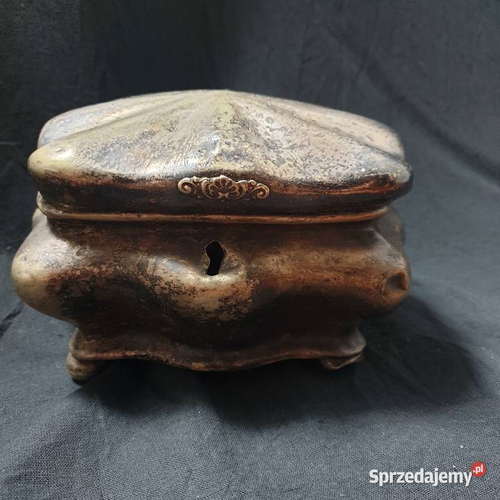 Cukiernica cukierniczka skrzynka antyk XIX wiek Warszawa