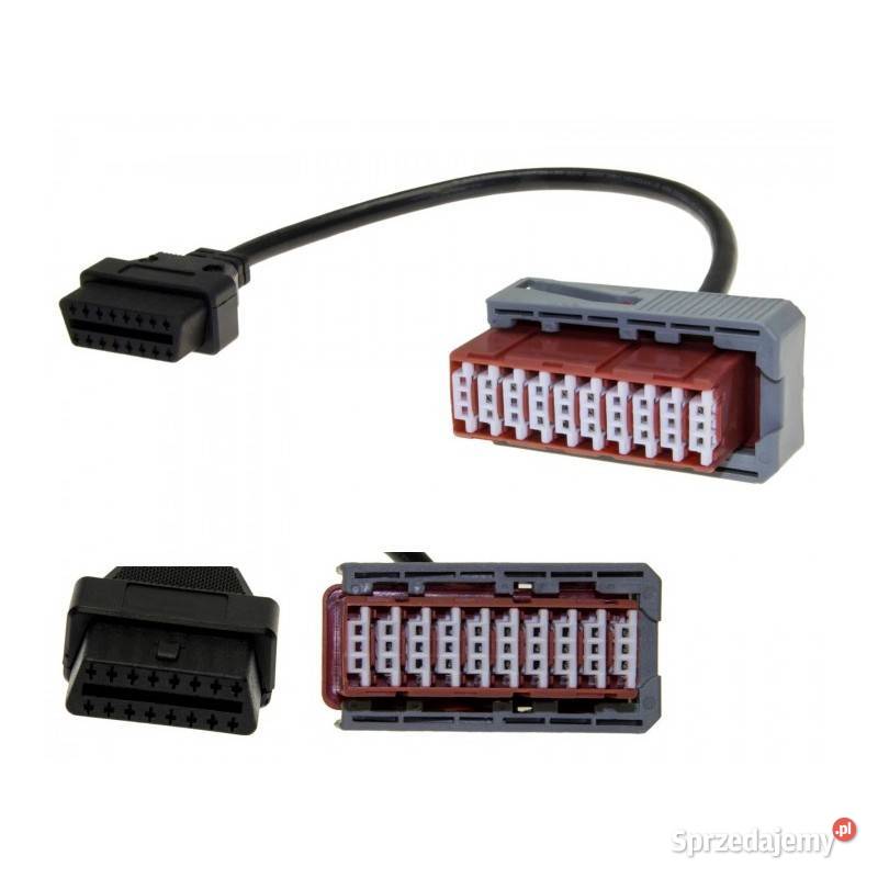 Kabel adapter przejściówka złącze 30 pin OBD2 16 Cieszyn