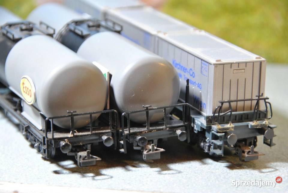 LILIPUT nie PKP cysterna wagon kontenerowy Modelarstwo Łódź