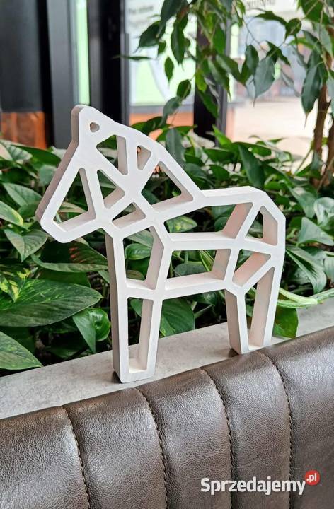 Dekoracja drewniany ażurowy konik Warszawa