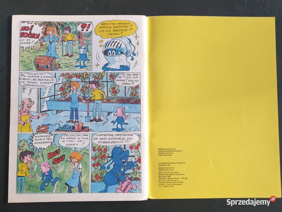 Przygody Jonki Jonka i Kleksa cz I i II komplet Rok wydania 1988 Gdynia