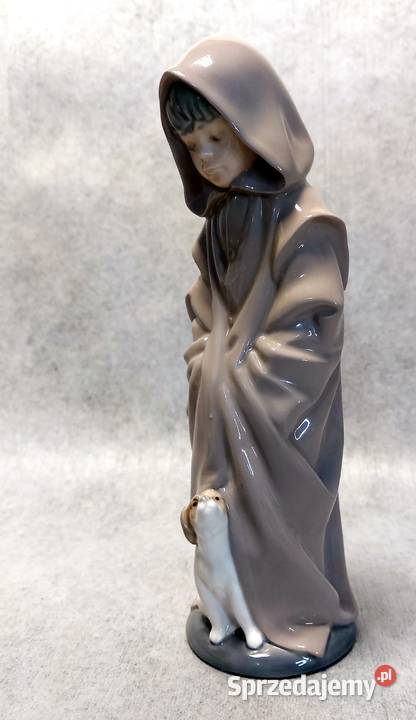 LLADRO NAO 354 Chłopczyk z pieskiem DO KOLEKCJI