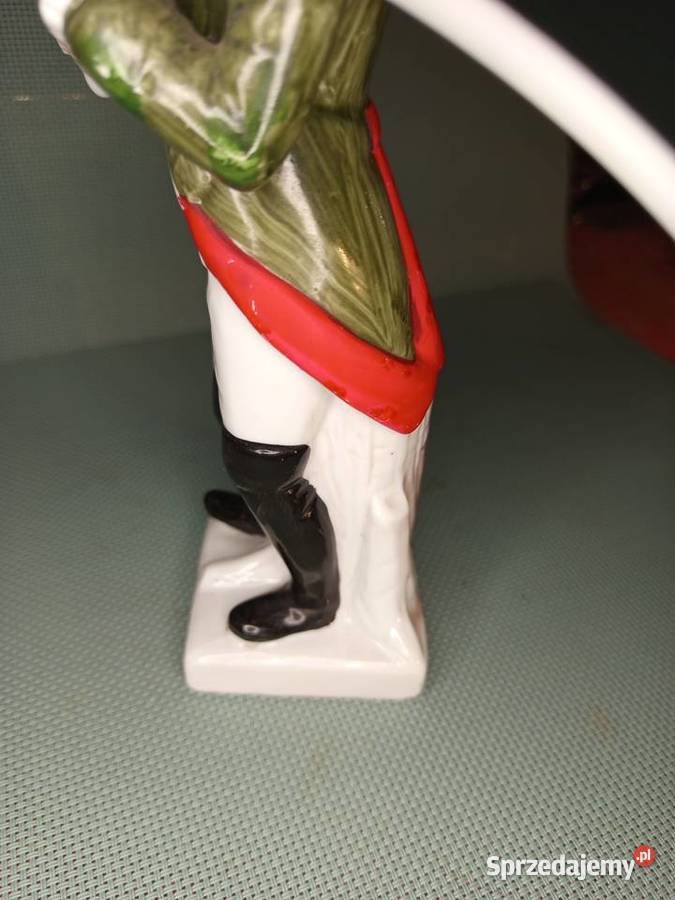 Figurka porcelana żołnierz oficer kawalerii Warszawa