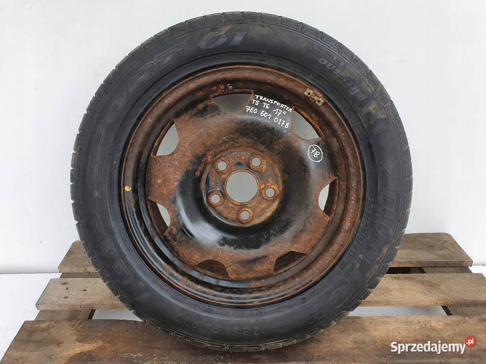 VW Transporter T5 KOŁO ZAPASOWE Zapas 23555 R17 Janów sprzedam