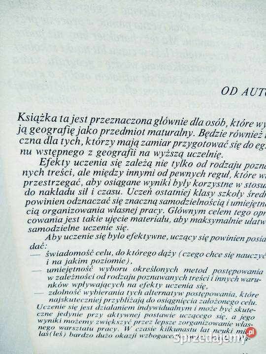 Vademecum maturzysty geografia oświata kolekcje Warszawa sprzedam
