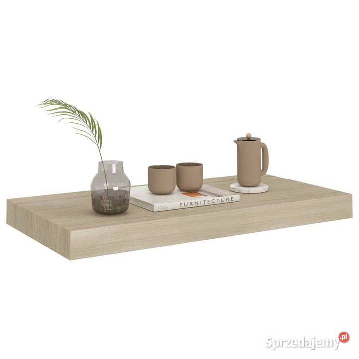 Półka ścienna kolor dębowy 50 x 23 x 38 MDF Warszawa