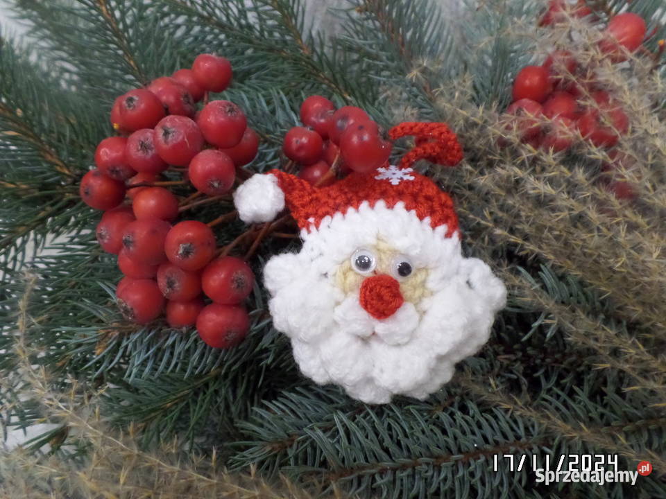 Ozdoby Choinkowe mikołaj płaski Dukla