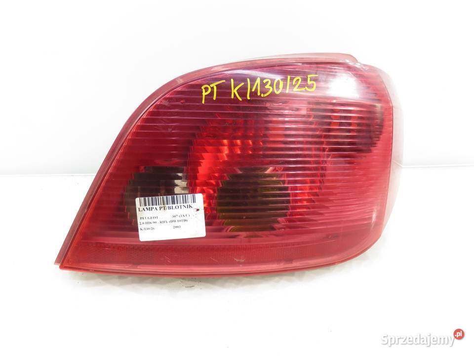LAMPA PRAWA TYLNA PEUGEOT 307 3AC