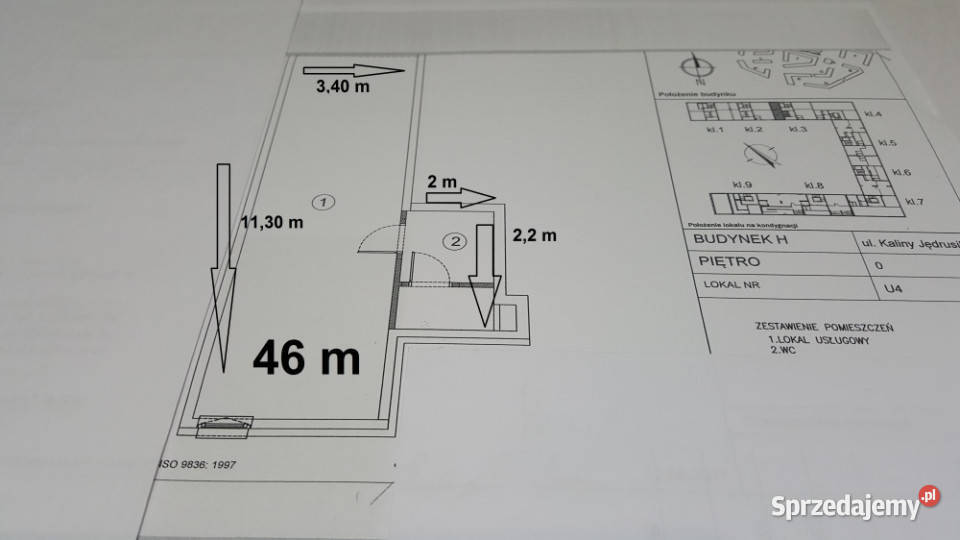 OKAZJA 46m usługa parter z witrynami