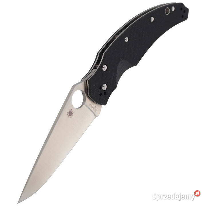 Nóż składany Spyderco Opus Black G10 Plain Akcesoria, narzędzia i noże Warszawa sprzedam