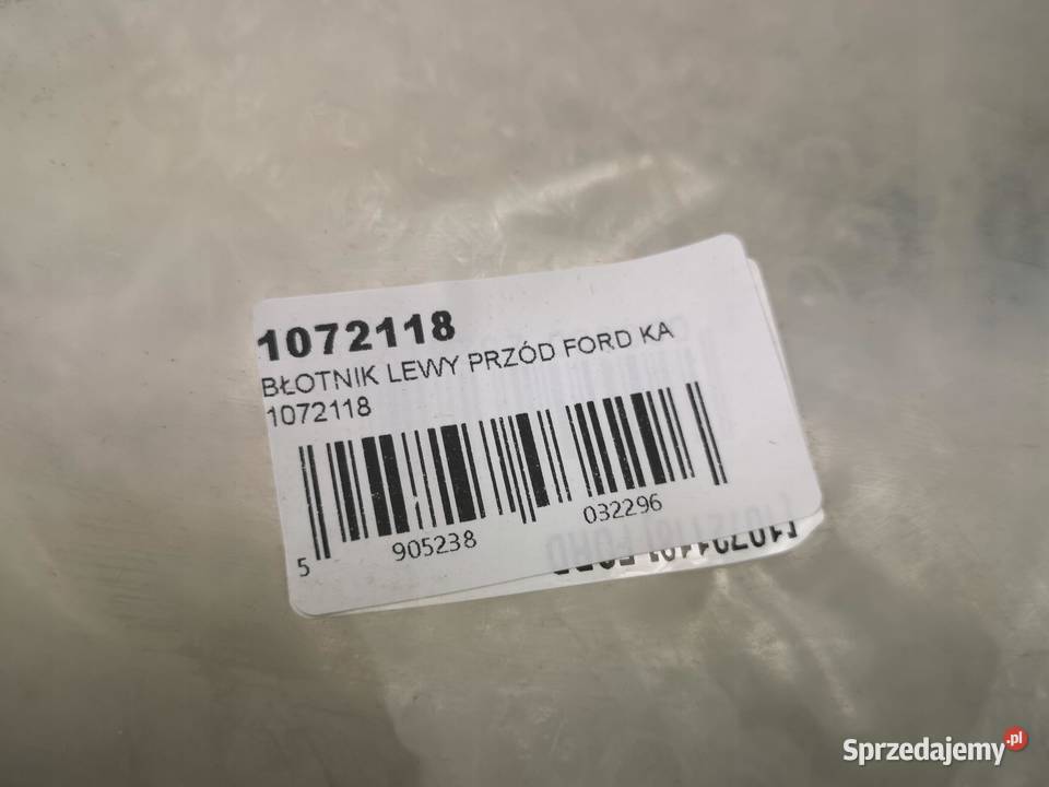 NAROŻNIK ZDERZAKA LEWY PRZÓD FORD KA 9608