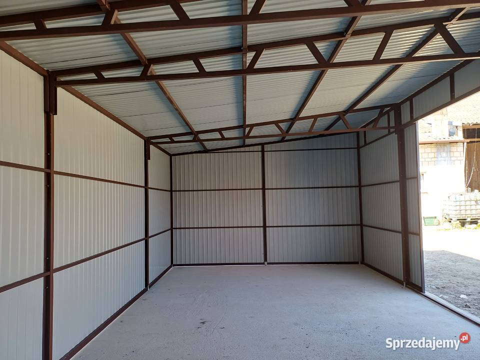 Garaż Blaszany MAGAZYN GOSPODARCZY Wiata Hala Nowy Tomyśl