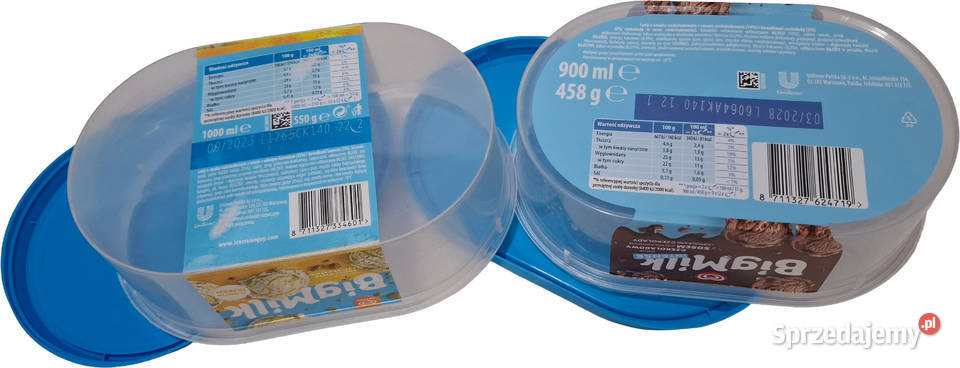 Pojemnik z pokrywką 9001000ml 13x20x7 2 śląskie Czeladź