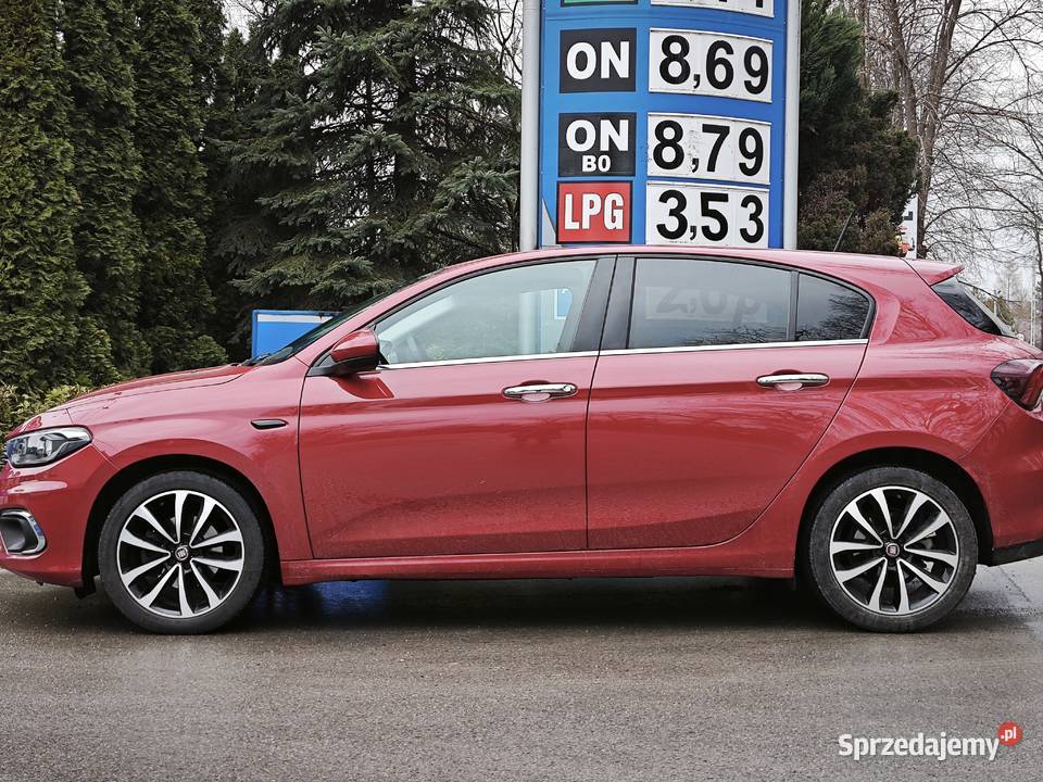 Fiat Tipo II 14 TJet 16v Lounge LPG Fabryczne czujnik parkowania Łańcut