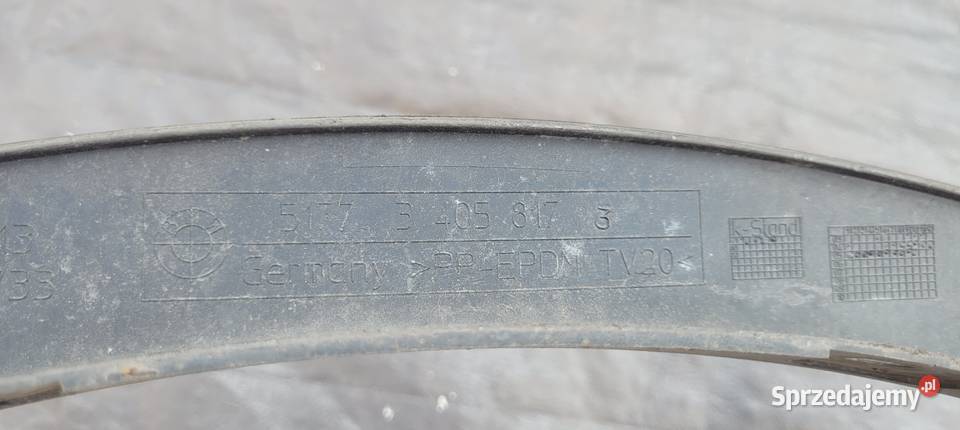 BMW X3 E83 LISTWA BŁOTNIKA LEWA PRZÓD