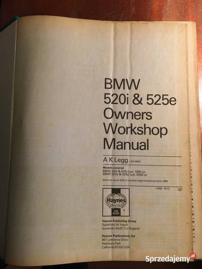 Haynes BMW 520 Zielonka
