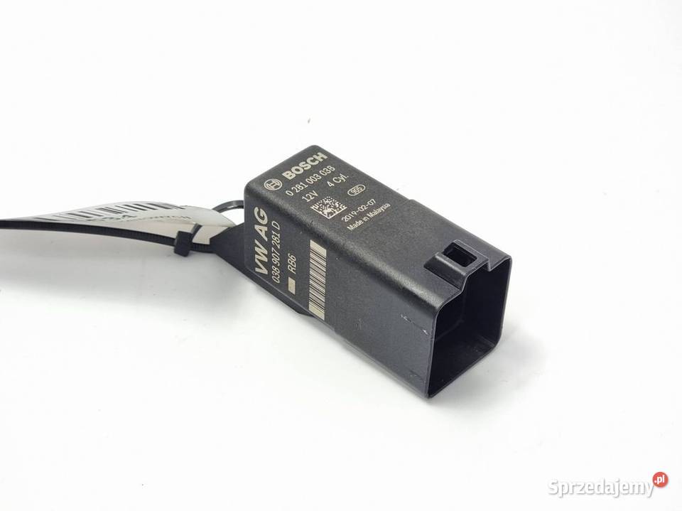 PRZEKAŹNIK ŚWIEC ŻAROWYCH AUDI A4 B9 038907281D Lipno