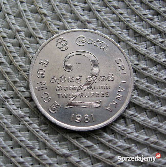 Sri Lanka 2 Rupie 1981r Zapora na rzece Mahaweli sprzedam
