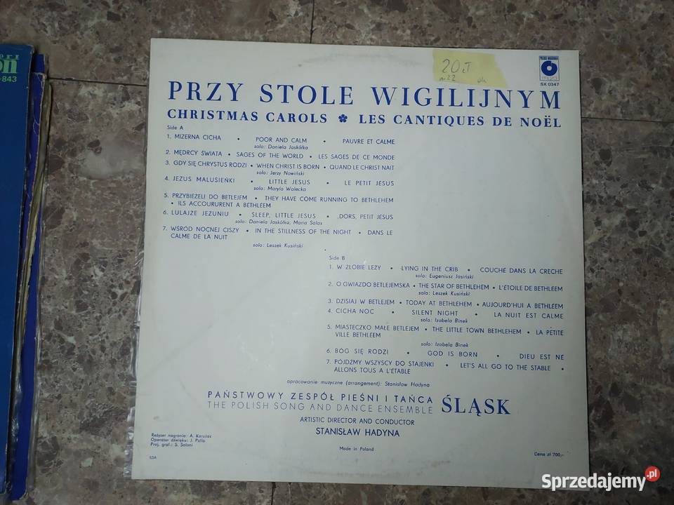 22 Płyta winylowa Christmas Carols stole płyta winylowa Tczew