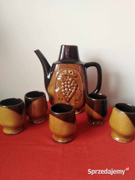 Zestaw Ceramiczny Bułgarski Winorośla