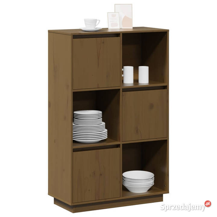 Szafka miodowy brąz 74x35x117 lite drewno sprzedam