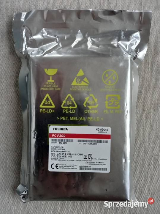 Toshiba P300 4TB SATA HDWD240UZSVA NOWY Tomaszów Lubelski
