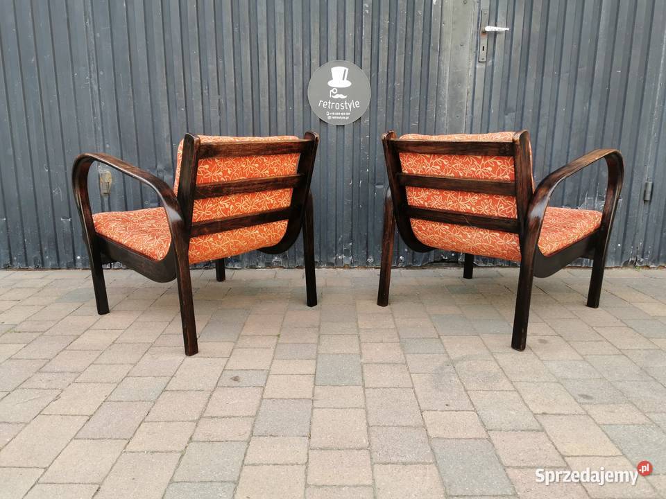 Fotel Art Deco Kropek Koelka Czechosłowacja lata śląskie