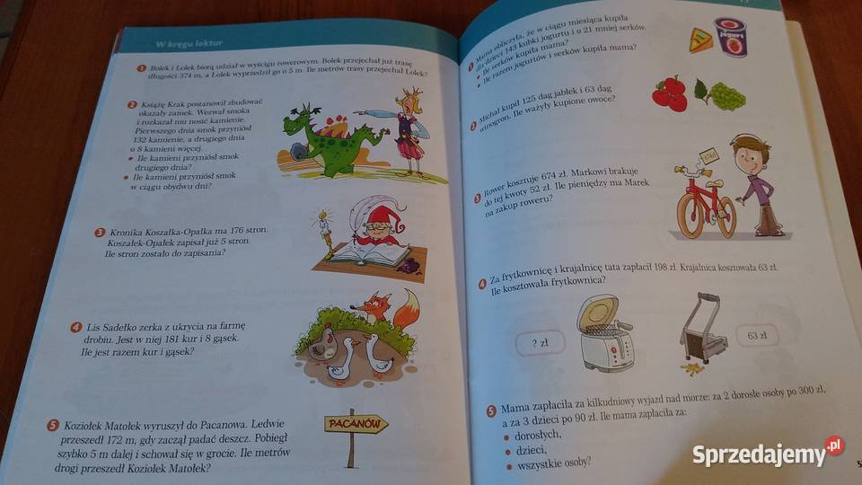 Rozwiązuję zadania ćwiczenia dodatkowe klasa 3 Gdańsk sprzedam