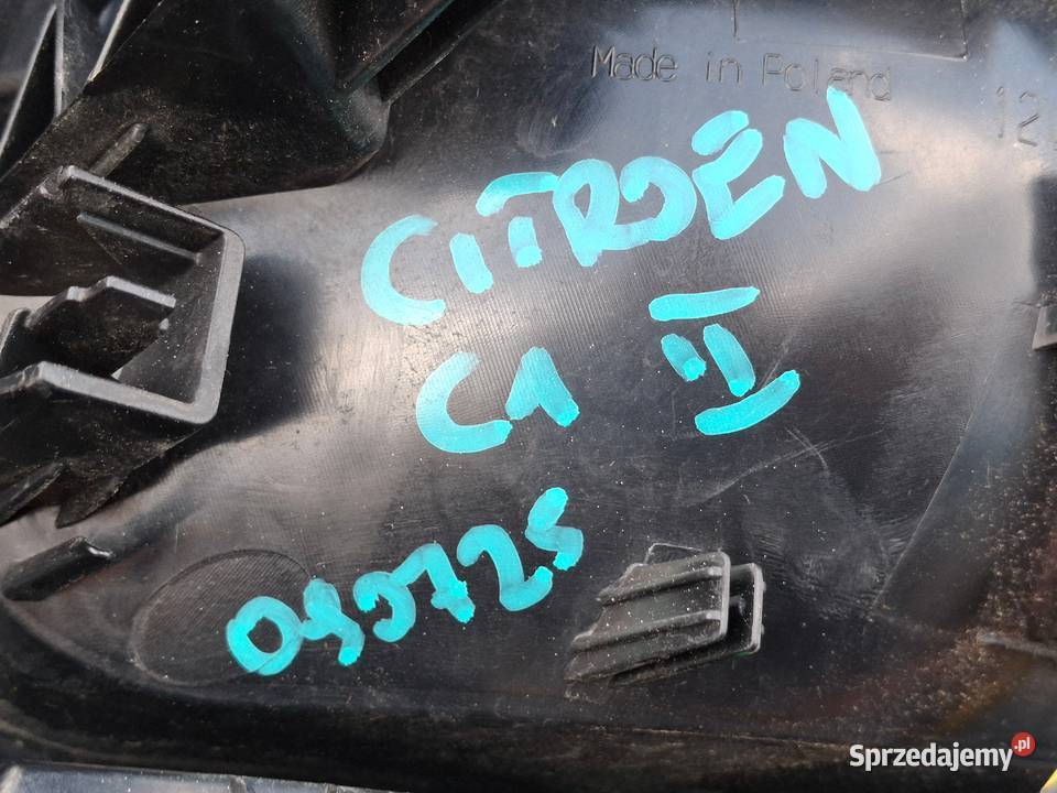 CITROEN C1 II LAMPA LEWY TYŁ LEWA TYLNA osobowe