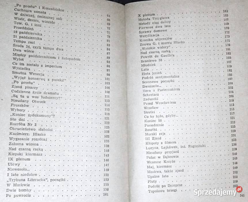 Pół wieku poślizg Jerzy Putrament Chełm sprzedam