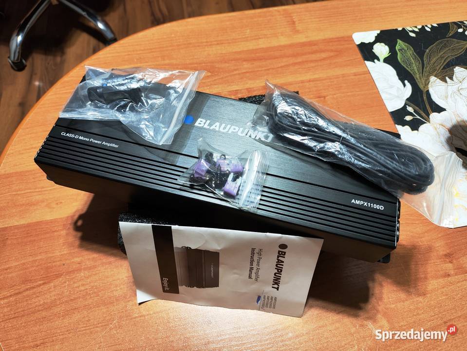 Wzmacniacz samochodowy 1kanałowy monoblok Niegowonice