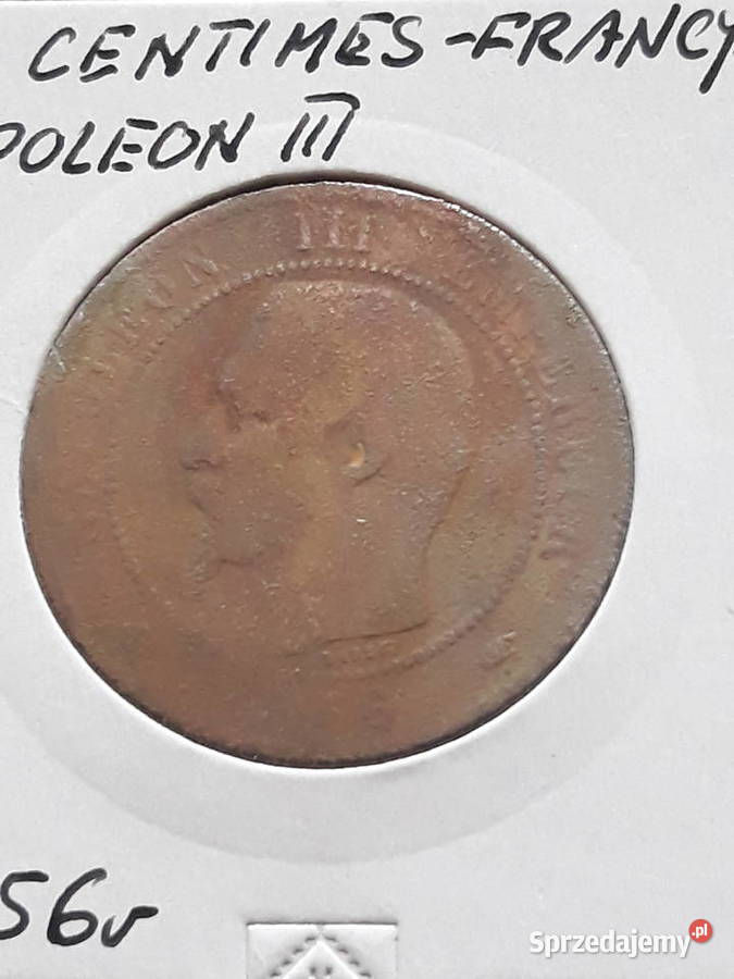 10 Centimów Francja 1856 r Napoleon III Konin