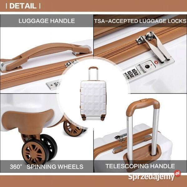 Walizki podróżne Lekkie Eleganckie Stylowe Wschowa