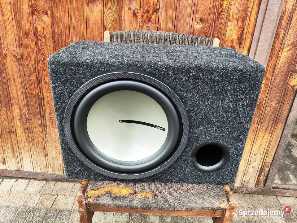 Skrzynia basowa bassowa tuba subwoofer Clarion Elektronika Niegowonice