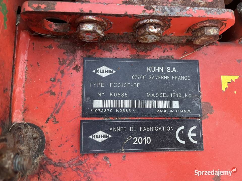 Kosiarka dysków FC313 czołowa Kuhn Krzesk-Królowa Niwa