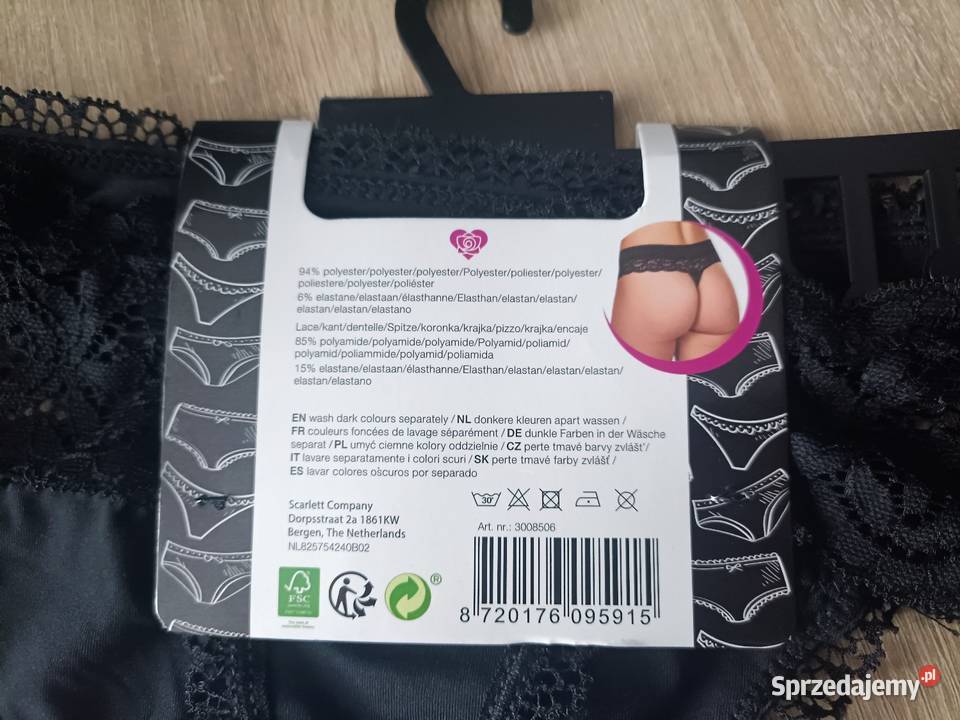 Stringi Damskie XL Scarlett Company Rozmiar XL Kwidzyn
