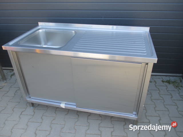 Zlew Gastronomiczny 1 Komorowy Drzwi Suwane